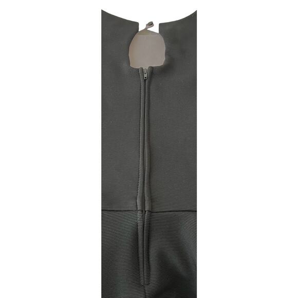 AVA & YELLY CAP SLEEVE MIDI SKATER DRESS, WOMENS, 16, BLACK WITH PINK LINING - Picture 8 of 12